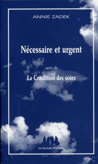 Nécessaire et urgent