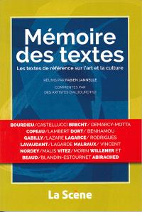 Acheter le livre : Mémoires des textes librairie du spectacle