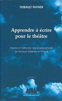 Apprendre à écrire pour le théâtre