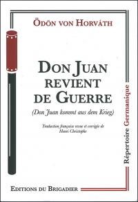 Acheter le livre : Don Juan revient de guerre librairie du spectacle