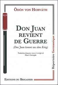 Acheter le livre : Don Juan revient de guerre librairie du spectacle