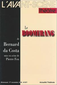 Acheter le livre : LE BOOMERANG librairie du spectacle