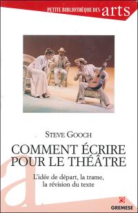 Comment écrire pour le théâtre